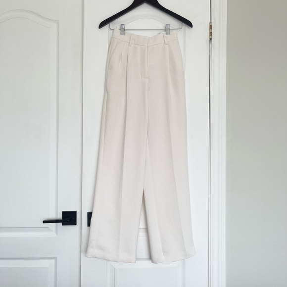 Aritzia Wilfred Effortless Pants 00 Light Birch - Picture 3 of 7